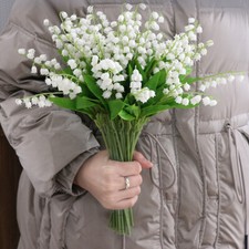 10 Pcs Artificial Lily of The