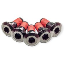 5x Black Titanium Rear Disc Rotor Bolts Screws for Yamaha YZF R1 2004-20
