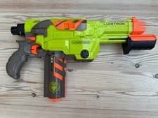 NERF Vortex Lumitron Disc Gun with Glow in the Dark Discs