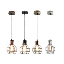 Metal Basket Pendant Light E27