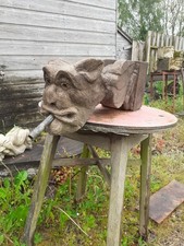 Vintage stone gargoyle water - vintage,