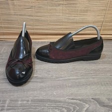 Ladies Gabor Velvet Patent