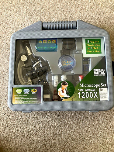 Microscope set 1200x - microscope,