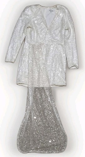Nadine merabi white sequin - white,