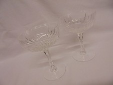VINTAGE PAIR OF CRYSTAL LARGE