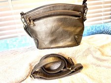 Pavers faux leather metallic