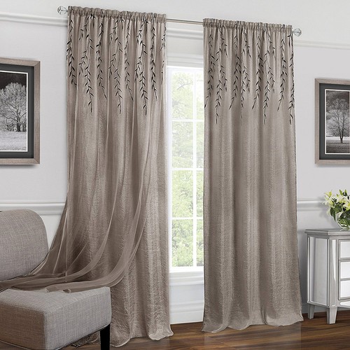Willow crushed satin double - willow,
