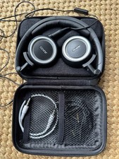 AKG K451 On Ear Wired Foldable Headphones - with Case Both Wires and Adapter