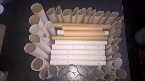 Assortment paper rolls - of,
