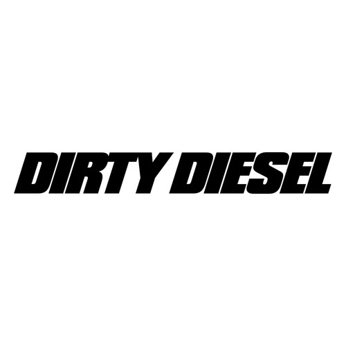 Dirty diesel vinyl cut sticker - cut,