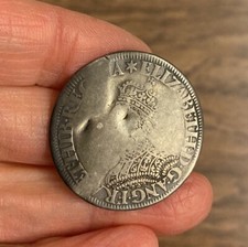 ELIZABETH I (1558-1603). SILVER SHILLING. MILLED COINAGE.