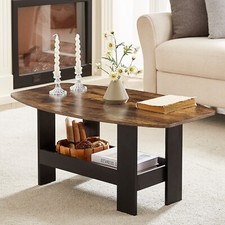 VECELO Rustic Brown Oval