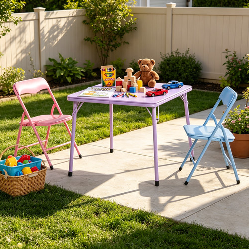 Kids picnic table with - kids, 2
