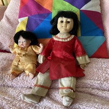 Chinese Dolls 13/ 7 Inches