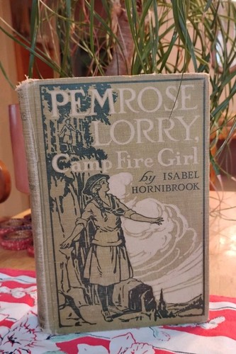 Pemrose lorry camp fire girl - fire,