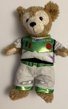 Disney Duffy Hidden Mickey Teddy Bear with Buzz Lightyear Outfit – 18” – Used