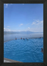 Infinity Pool Overlooking Lake