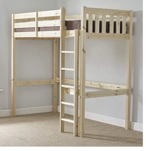 Wooden loft bed frame new - new, in