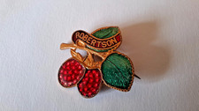 Vintage Jam 'Raspberry Fruit' Enamel Pin Badge