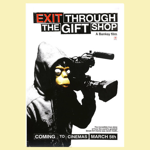 Banksy exit through the - through, gift