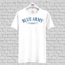 Blue Army Organic Cotton T-shirt for Fans of Cardiff City Football Club Gift