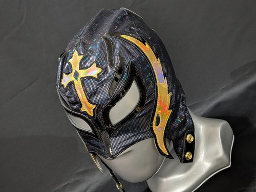Black and gold wrestling - black,