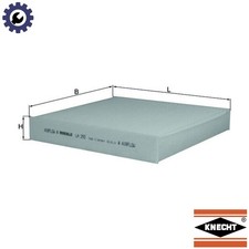 FILTER CABIN AIR LA 293 FOR