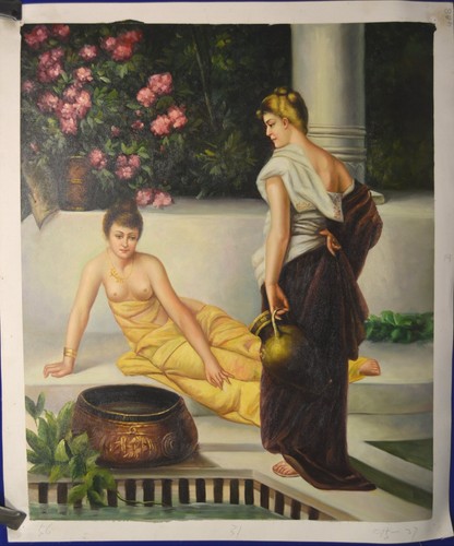 Hand painted oil painting - hand,