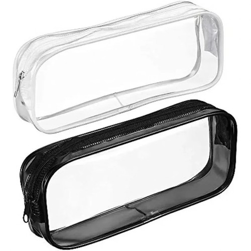 Clear transparent pencil case - ,