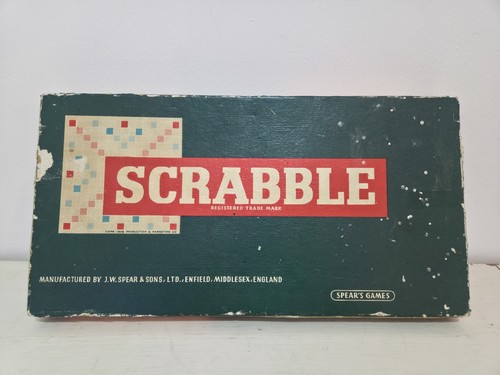 Vintage scrabble board game - vintage,