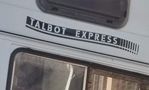 Talbot express vinyl decal - talbot,