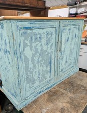 Vintage Pine School Cupboard