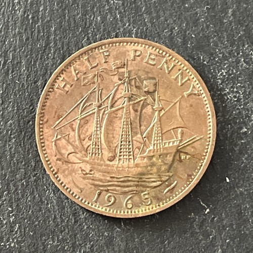 1965 half penny - 1965,