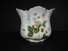Vintage Ashley Bone China Planter Pot - Floral Pattern