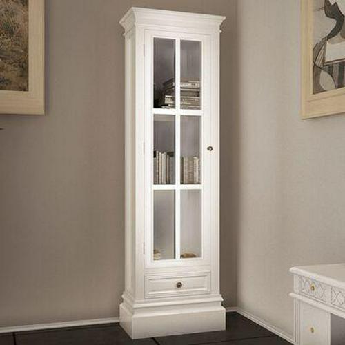 White glass cabinet - glass,