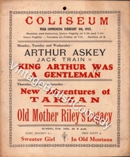 RARE Arthur Askey & Old Mother Riley - Cinema Lobby Poster 1943