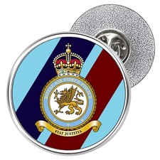 RAF Police Metal Lapel Pin Badge 25mm -  Kings Crown & Queens Crown Variants