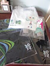 Lloyds TSB 2012 London Olympics Memorabilia Bundle T shirt Badges Scarves