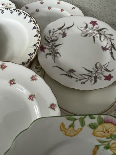 Vintage china side - 20, plates