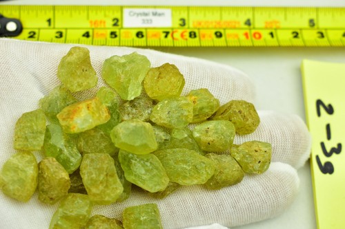 Green beryl crystal - green,