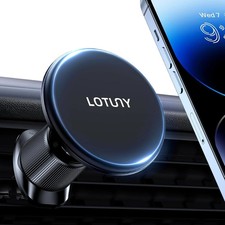 LOTUNY for MagSafe Car Mount, 2025 Upgraded Magnetic Phone Holder for Car Vent