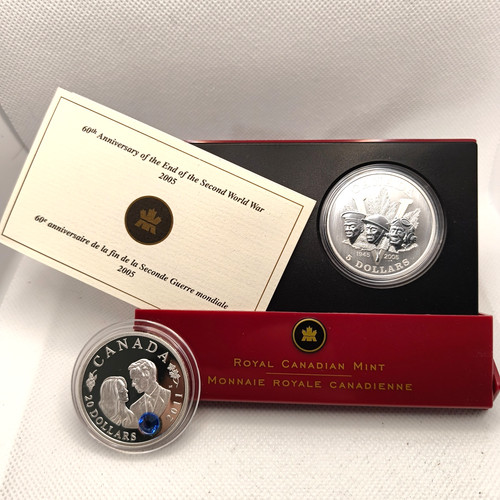Canada silver 20 - 2, $20