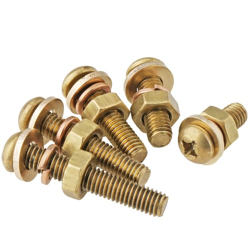 Brass phillips pan - brass, head
