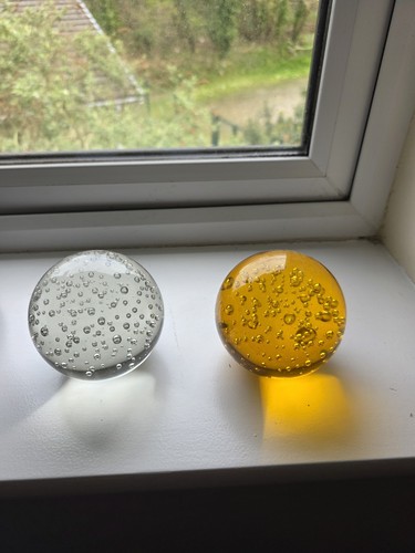 Glass paperweights - glass,