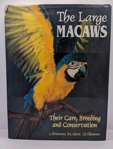 Large macaws their - :, care