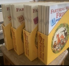126 x vintage Near Complete Set Of Friends Of Farthing Wood Magazines 4 missing