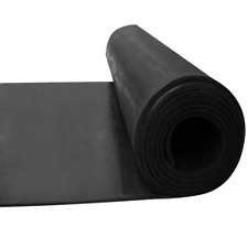 Smooth Rubber Roll Flooring Matting - 5mm Thick - 1.5m Wide - Up To 15M Length