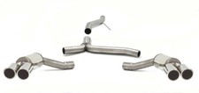 For Audi A4 B8 A5 2.0 TDI 2WD Quattro Jetex 2.75" Stainless Exhaust 80mm Quad...