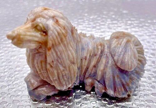 Blue chalcedony springer - blue,