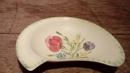 Vintage handpainted kidney - vintage,